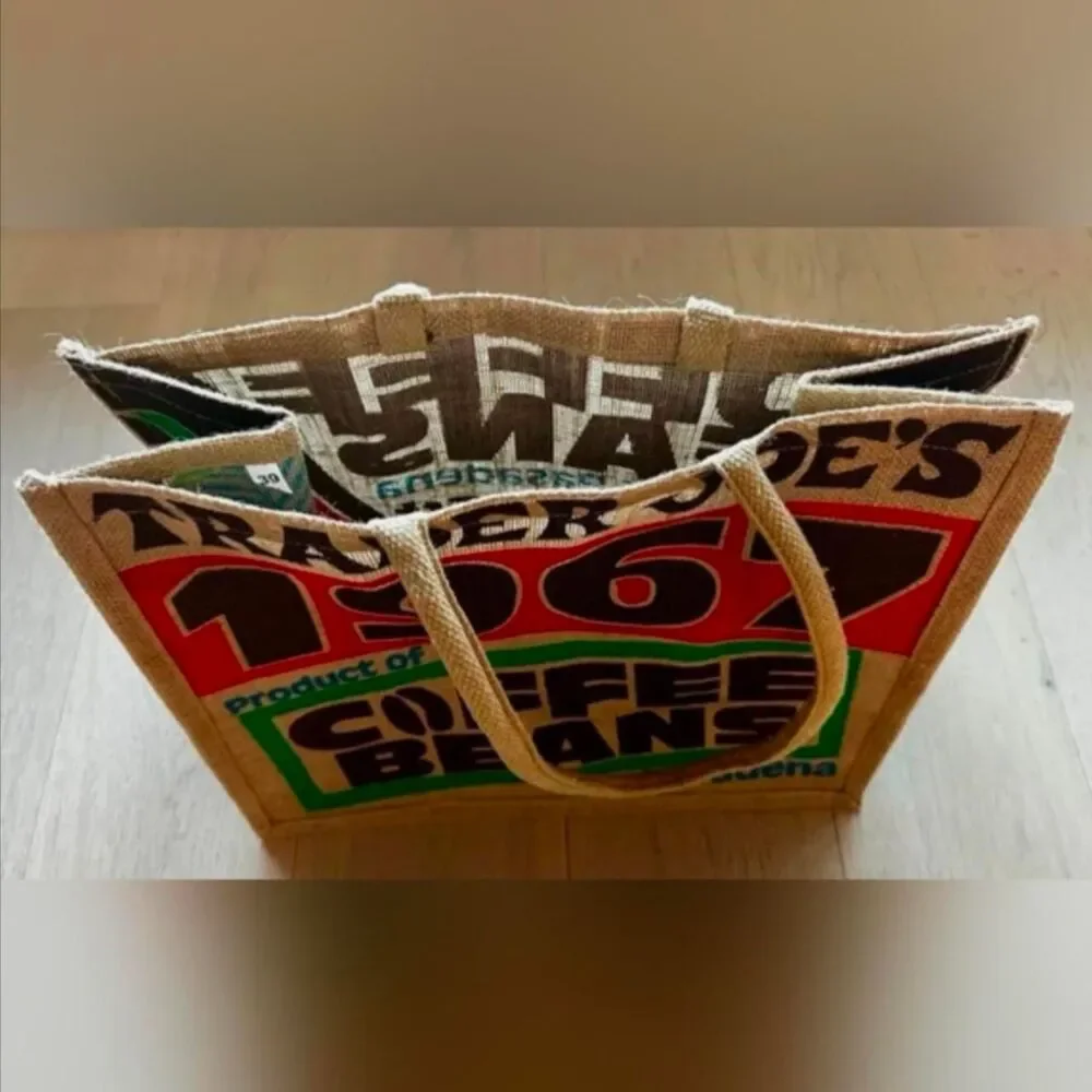 Trader Joes Coffee Jute BAG Limited Edition Nwt *Free Gift